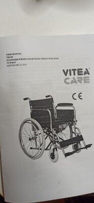 Продано: инвалидная коляска
