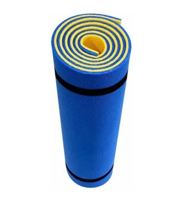 Килимок для фітнесу двошаровий 1800х600х10 мм Жовто-Синій