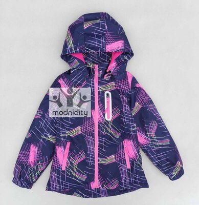 Дитяча термо куртка на дівчинку 6 7 8 9 10 11 років весняна осіння демісезонна