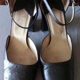 Брендовые туфли, страусиная кожа Vero Cuoio, Италия, размер - 37,5, идеальное состояние.
