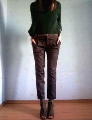 Продано: Темно-Шоколадные брюки, Naf Naf