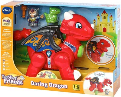 Інтерактивна дитяча музична іграшка VTech Toot-Toot Friends Daring Dragon