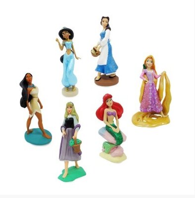 disney набор фигурок принцессы диснея 6 принцесс disney princess