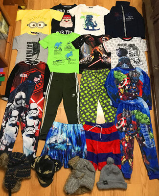 Пакет фирменной одежды для мальчика 7-8 лет, 122-128 см 19 шт 