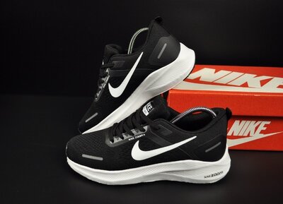 чоловічі кросівки Nike Zoom Flyknit Lunar3 чорні з білим 41-45р