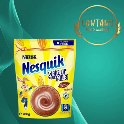 Какао напій Nesquik, 200 г з вітаміном D, без глютену , Швейцарія