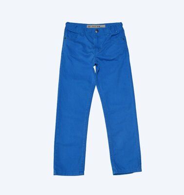 Блакитні сині штани джинси slim denim co на дівчину 7-8 років