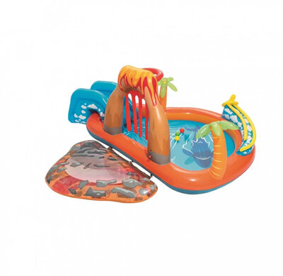 Продано: Детский надувной бассейн Лагуна BW 53069 с горкой