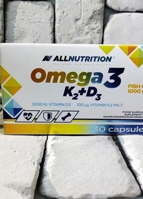 Комплекс витаминов allnutrition omega-3 d3 k2