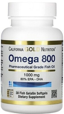 Продано: California gold nutritionоомега800, рыбий жир, 80 эпк и дгк, 1000
