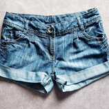 Стильные джинсовые шорты на девочку 11 лет